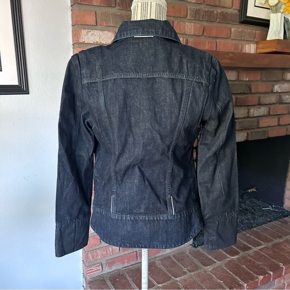 Levis Commuter x Jacquard by Google Trucker Denim Jean Jacket Dark Wash Sz XS - Picture 6 of 12